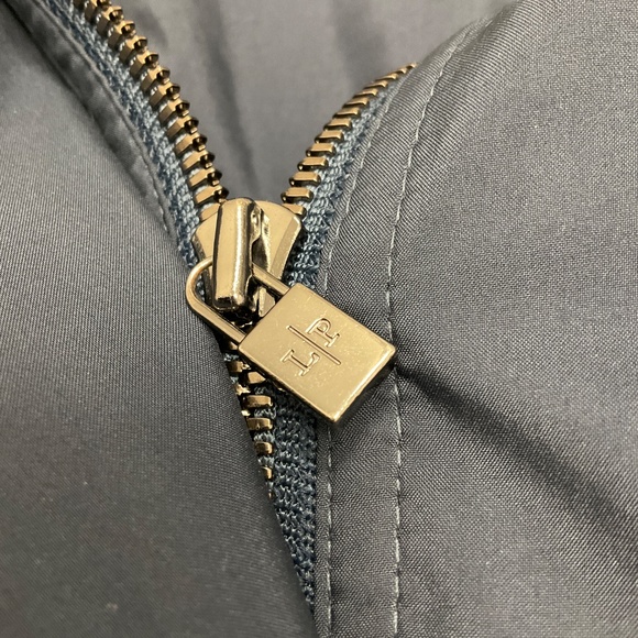 LORO PIANA NAVY CASHMERE KNIT LINED NYLON VEST - Picture 5 of 5